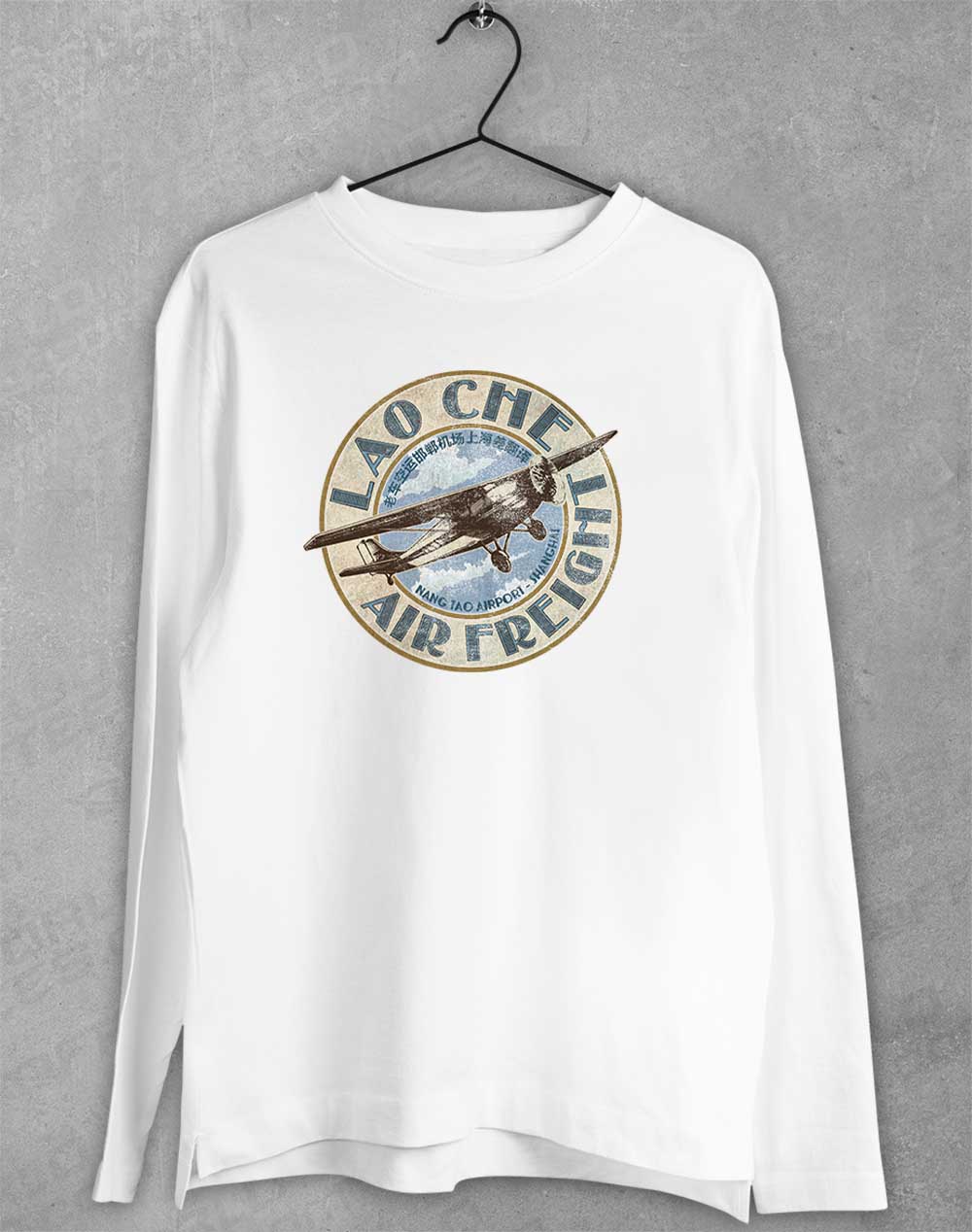 White - Lao Che Air Freight Long Sleeve T-Shirt