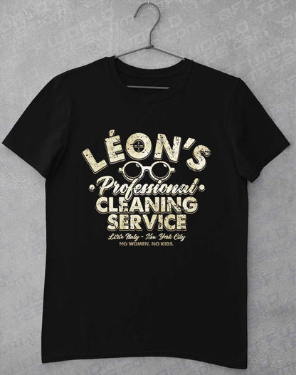 Black - Leon's Professional Cleaning T-Shirt