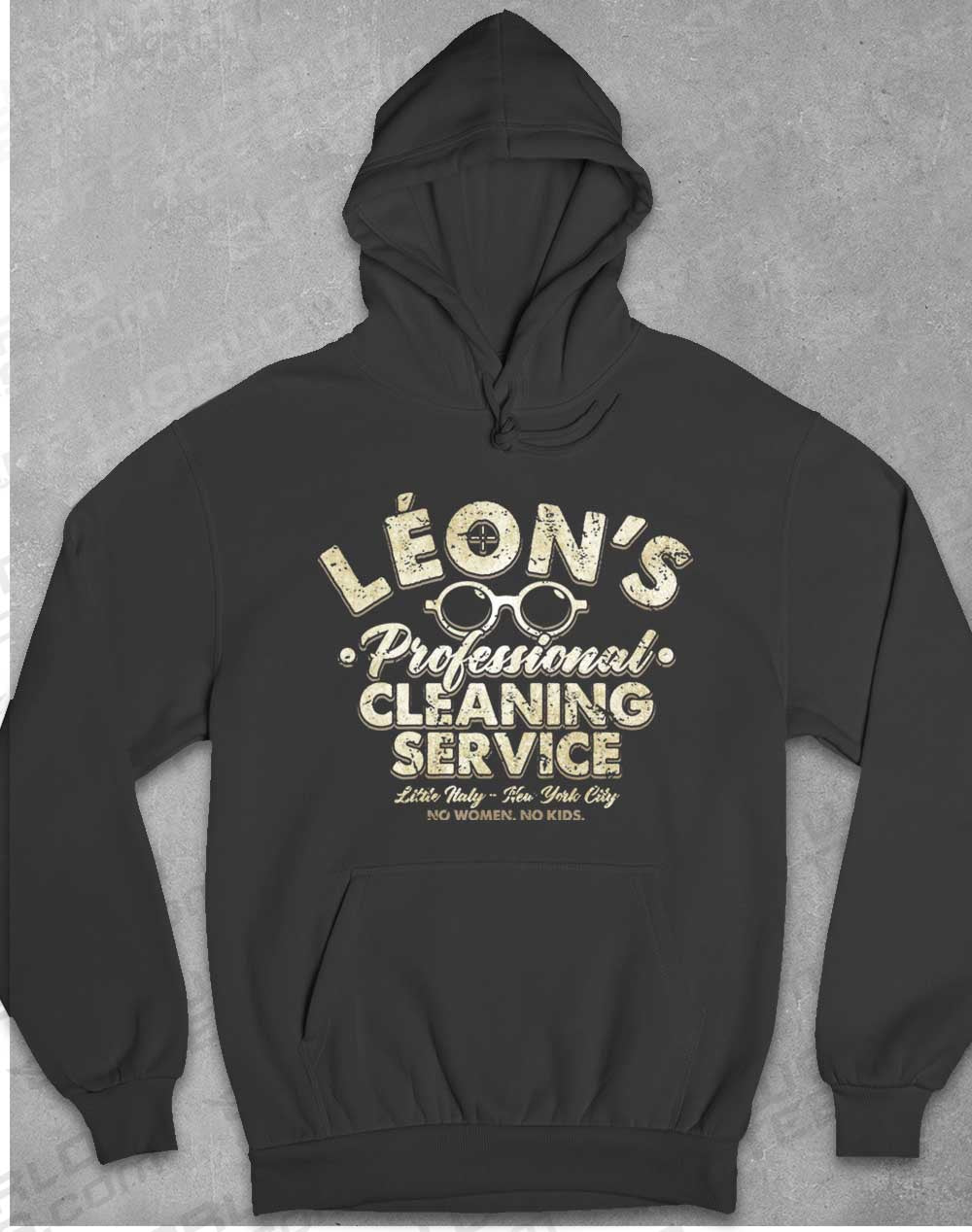 Charcoal - Leon's Professional Cleaning Hoodie