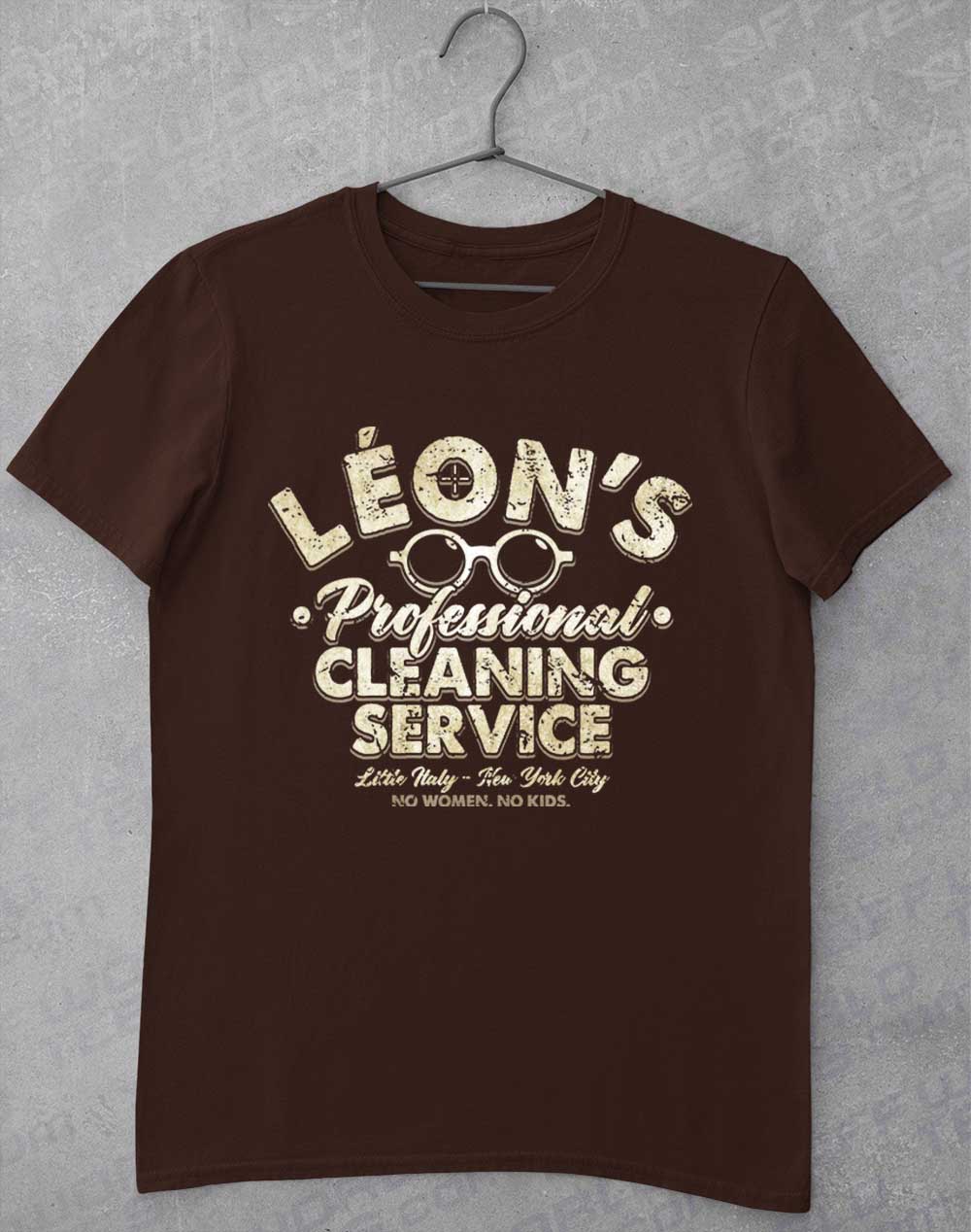 Dark Chocolate - Leon's Professional Cleaning T-Shirt