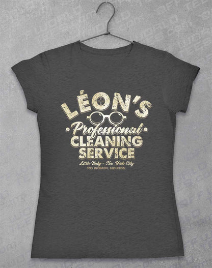 Dark Heather - Leon's Professional Cleaning Women's T-Shirt