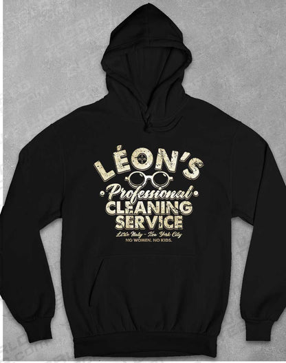 Jet Black - Leon's Professional Cleaning Hoodie