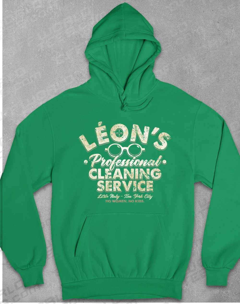 Kelly Green - Leon's Professional Cleaning Hoodie