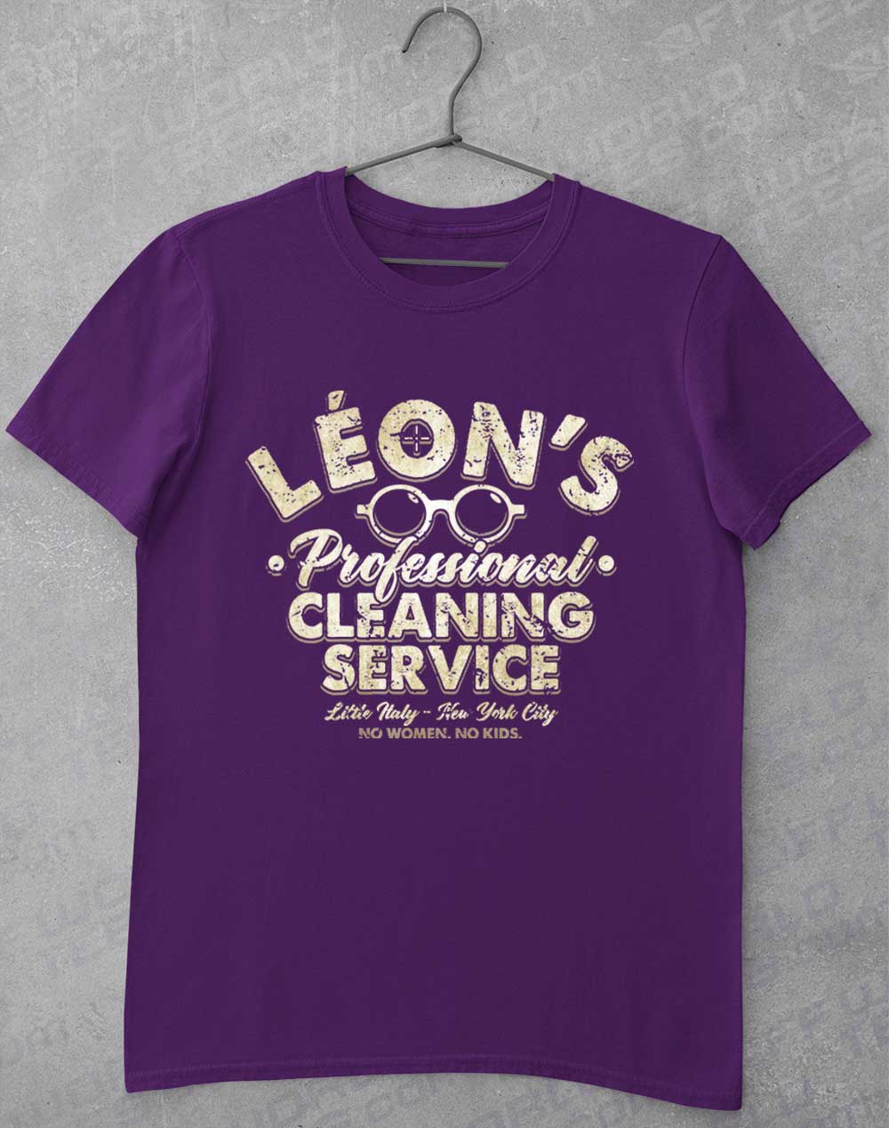 Purple - Leon's Professional Cleaning T-Shirt