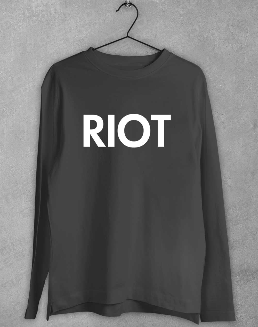 Charcoal - Mac's Riot Long Sleeve T-Shirt