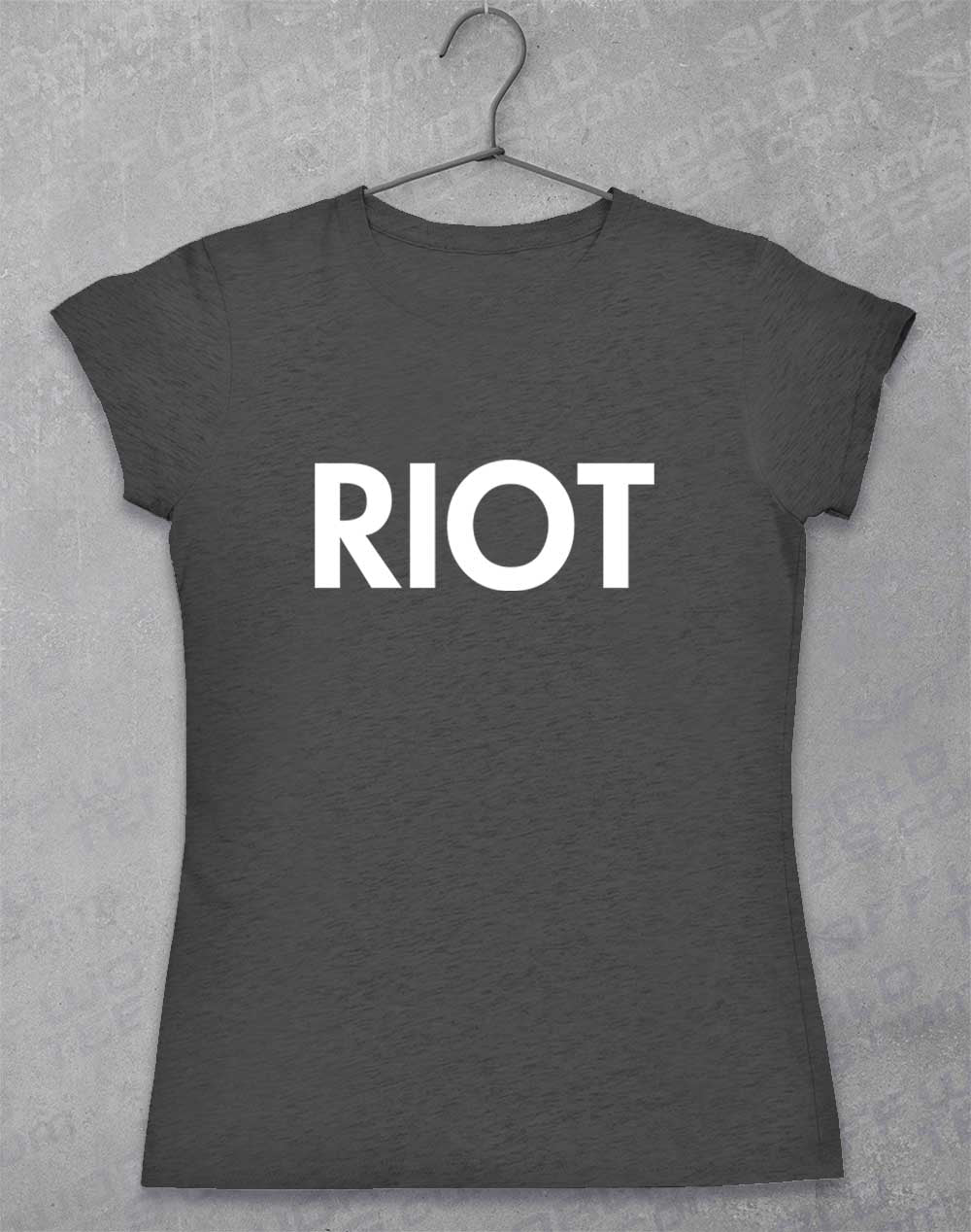 Dark Heather - Mac's Riot Women's T-Shirt