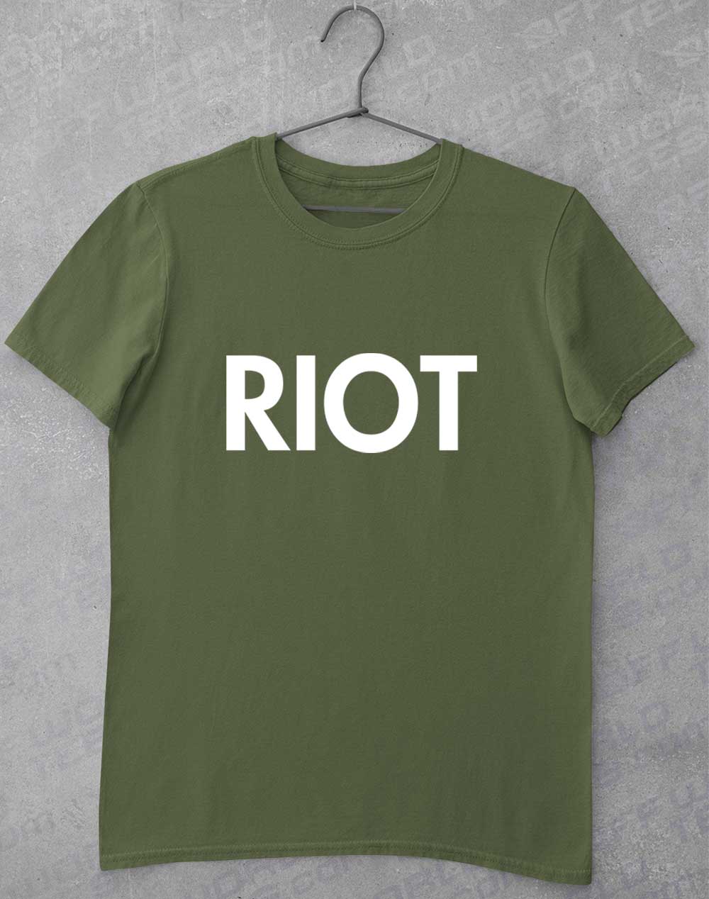 Military Green - Mac's Riot T-Shirt
