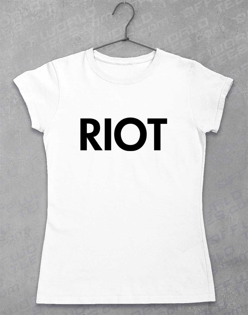 White - Mac's Riot Women's T-Shirt