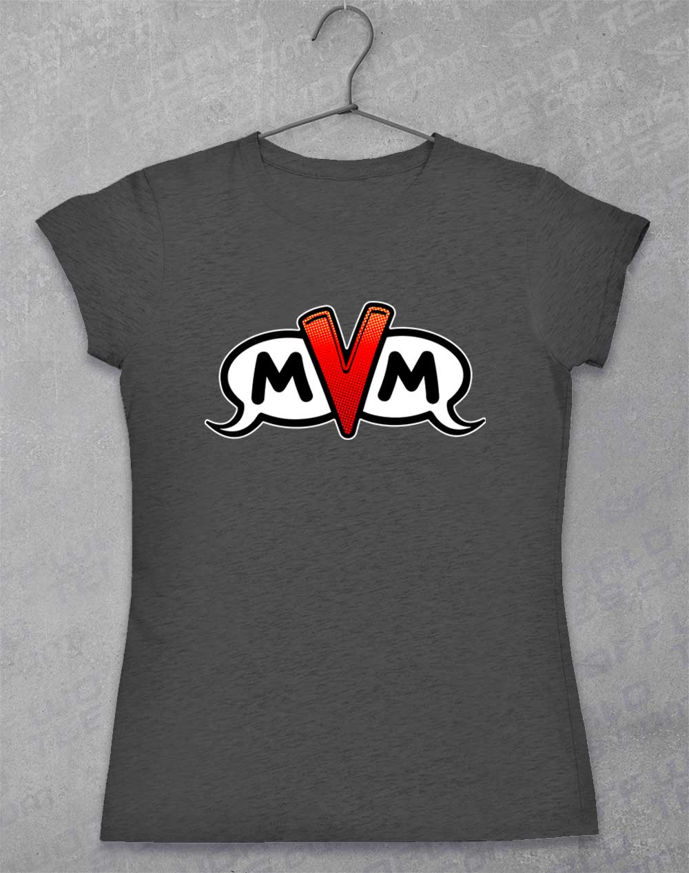 Dark Heather - MvM Logo Women's T-Shirt