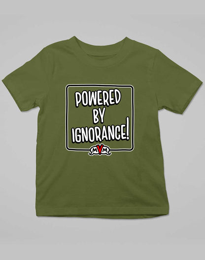 Army - MvM Powered by Ignorance Kids T-Shirt