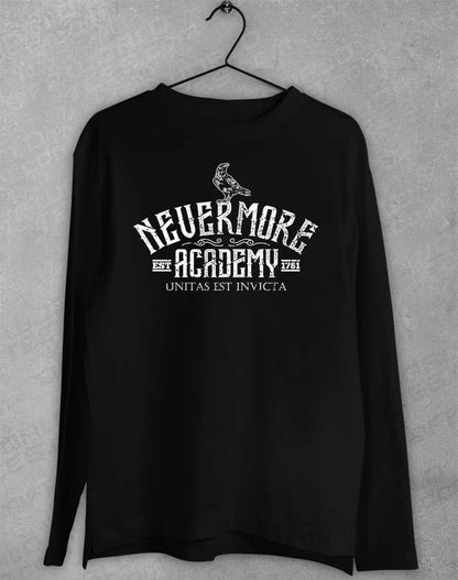 Black - Nevermore Academy Long Sleeve T-Shirt