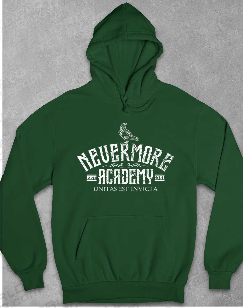 Bottle Green - Nevermore Academy Hoodie