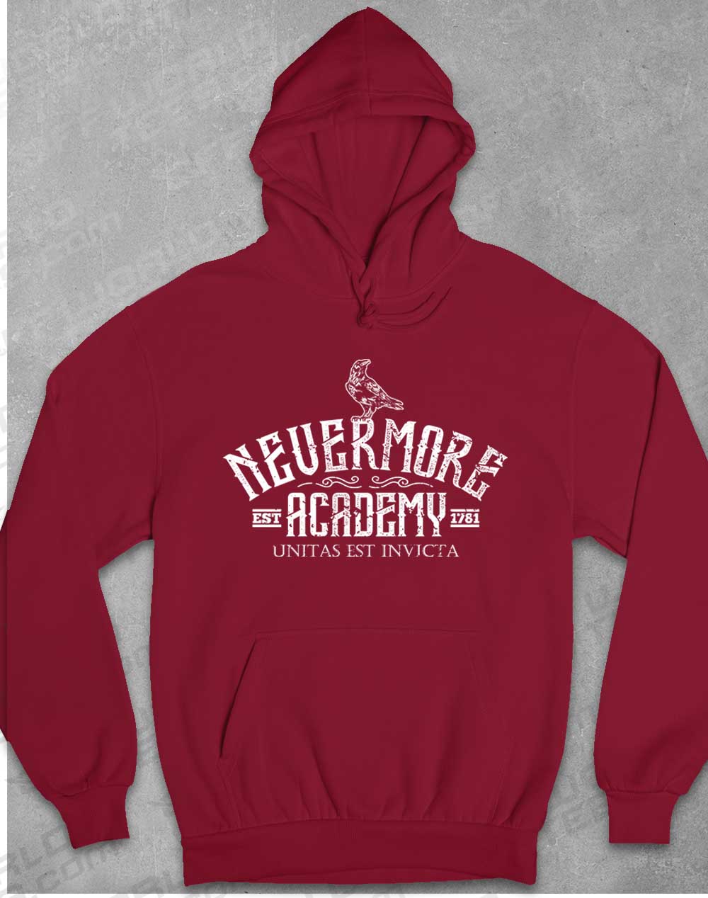 Burgundy - Nevermore Academy Hoodie