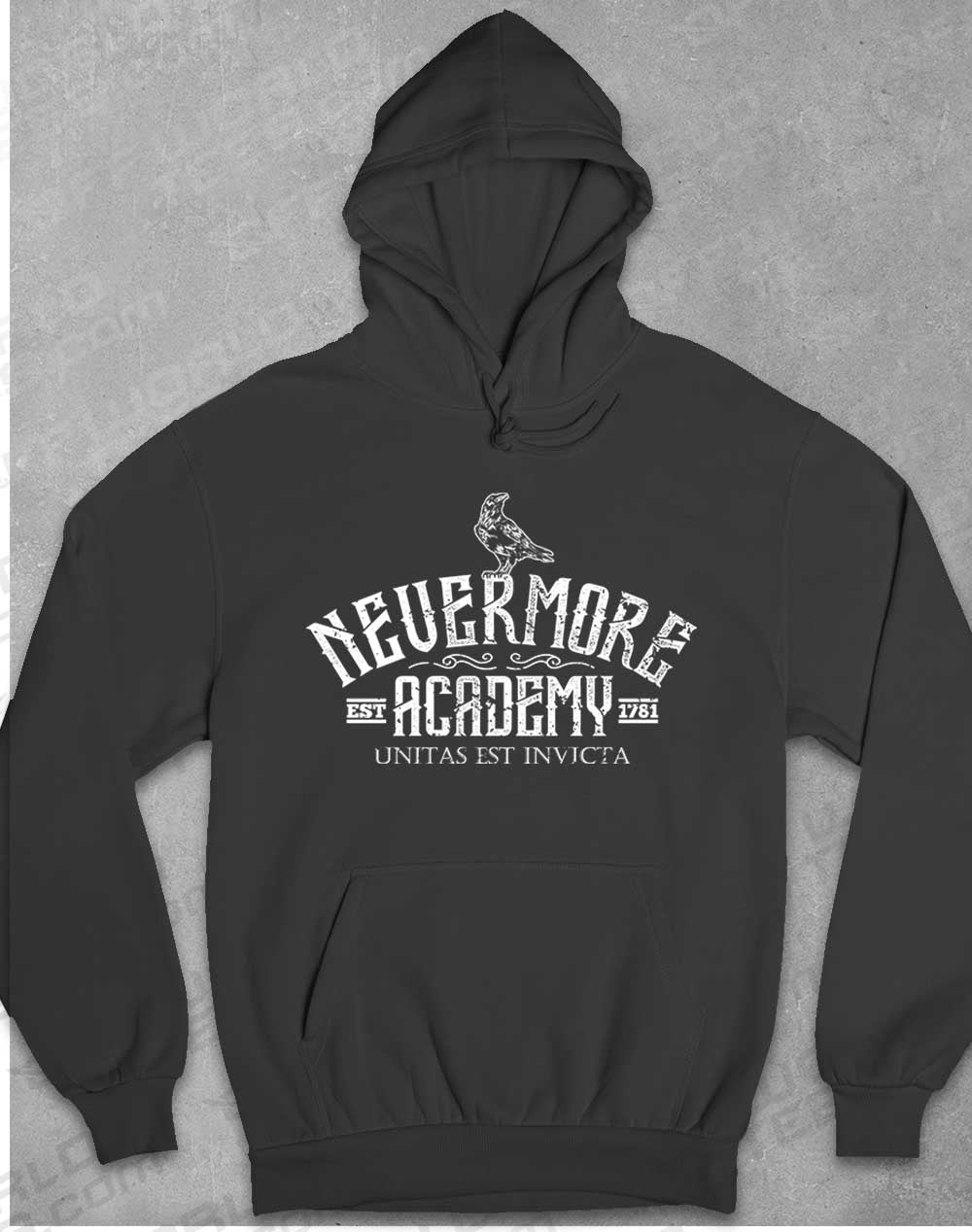 Charcoal - Nevermore Academy Hoodie