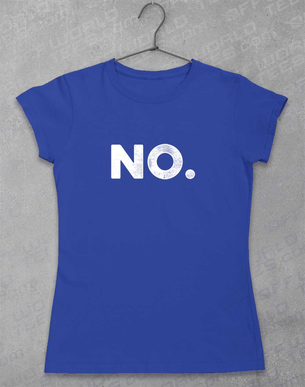 Royal - No Women's T-Shirt
