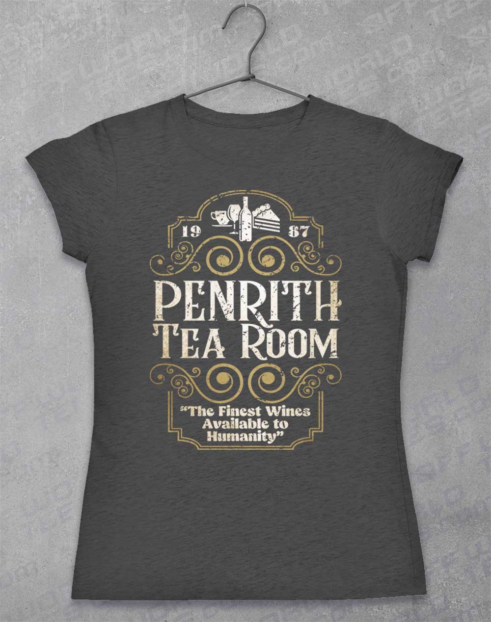 Dark Heather - Penrith Tea Room 1987 Women's T-Shirt