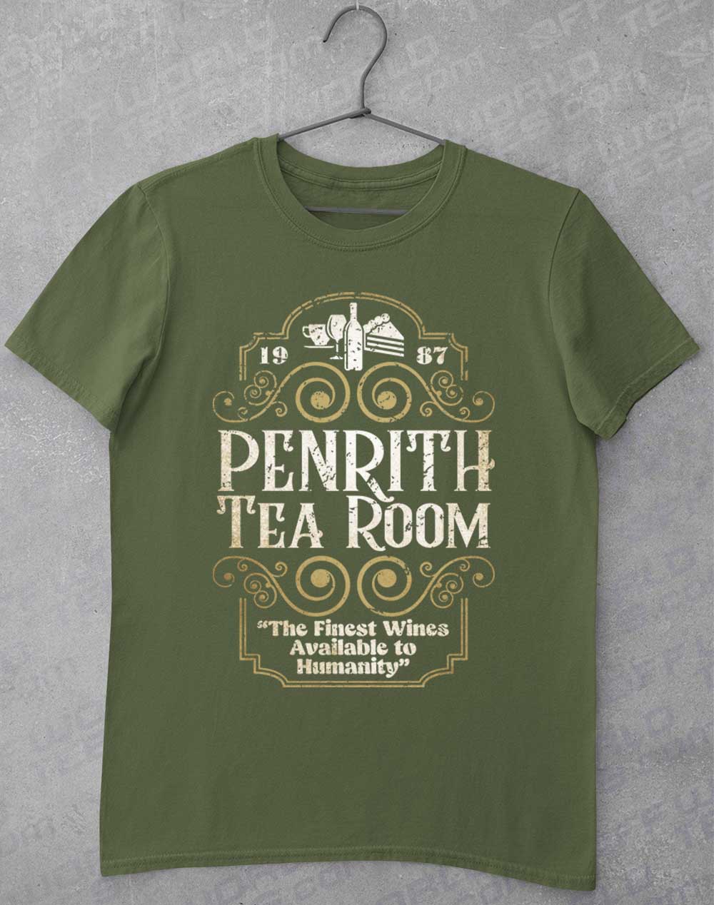 Military Green - Penrith Tea Room 1987 T-Shirt