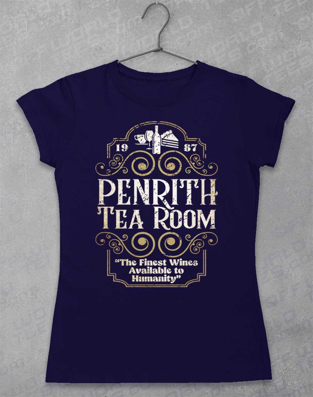 Navy - Penrith Tea Room 1987 Women's T-Shirt