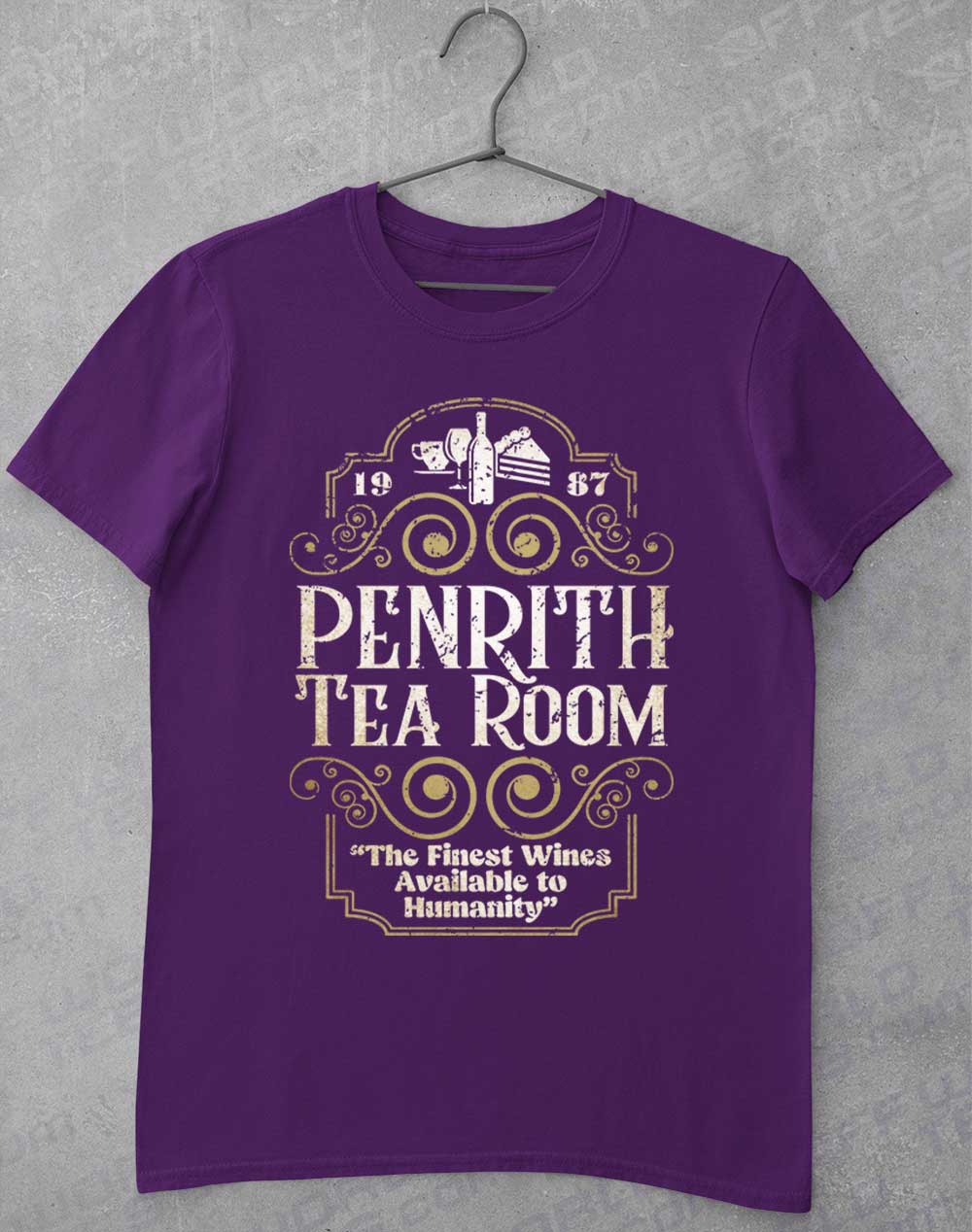 Purple - Penrith Tea Room 1987 T-Shirt