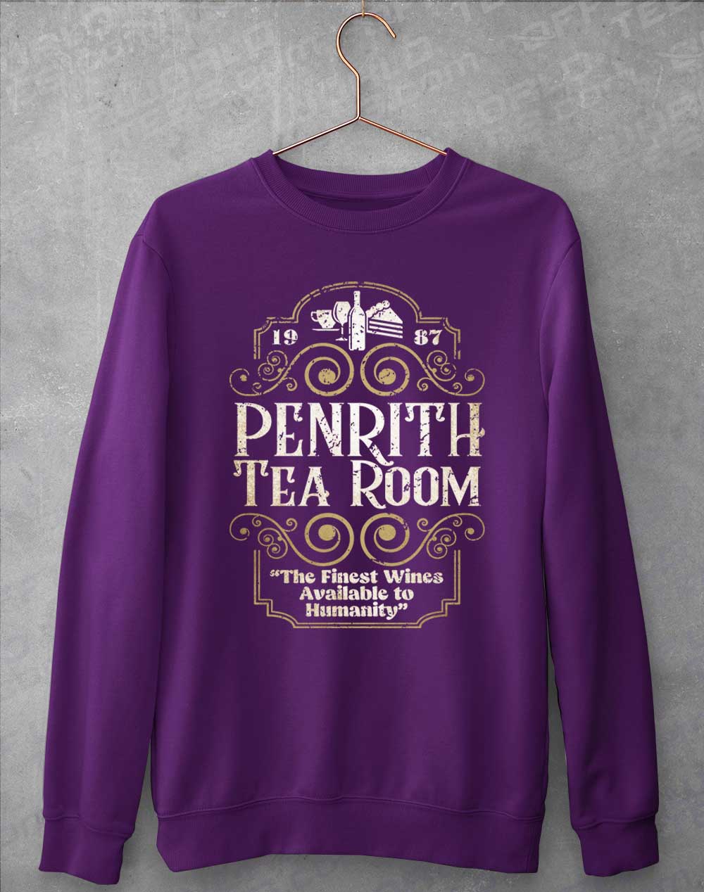 Purple - Penrith Tea Room 1987 Sweatshirt
