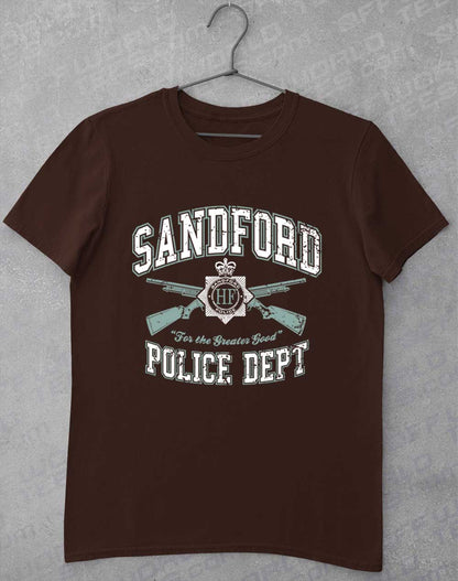 Dark Chocolate - Sandford Police Dept T-Shirt