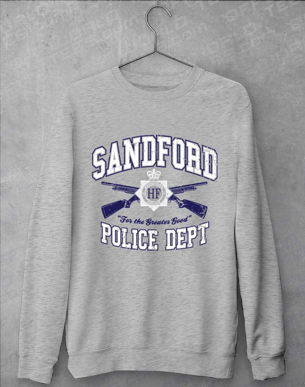 Heather Grey - Sandford Police Dept Sweatshirt