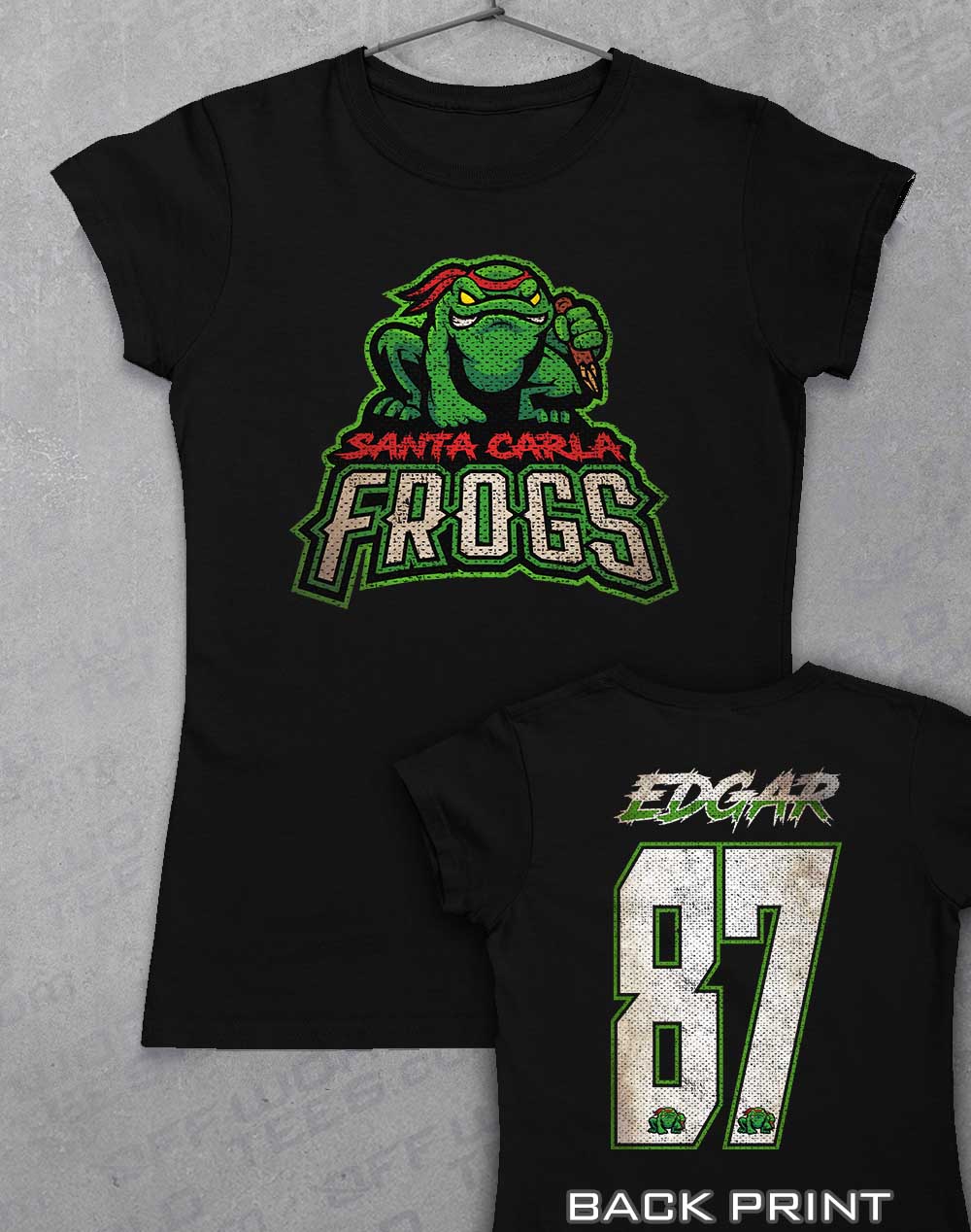 Black - Santa Carla Frogs Women's T-Shirt