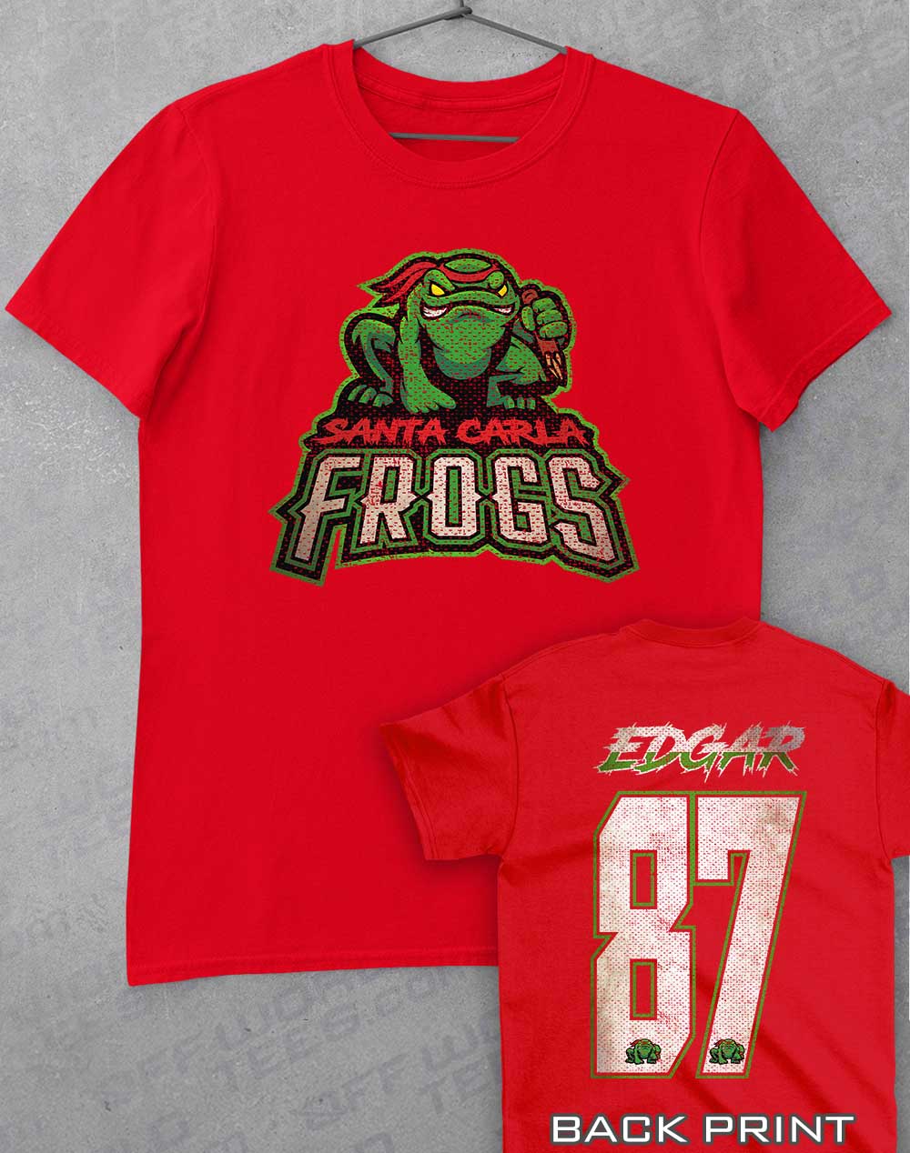 Red - Santa Carla Frogs T-Shirt