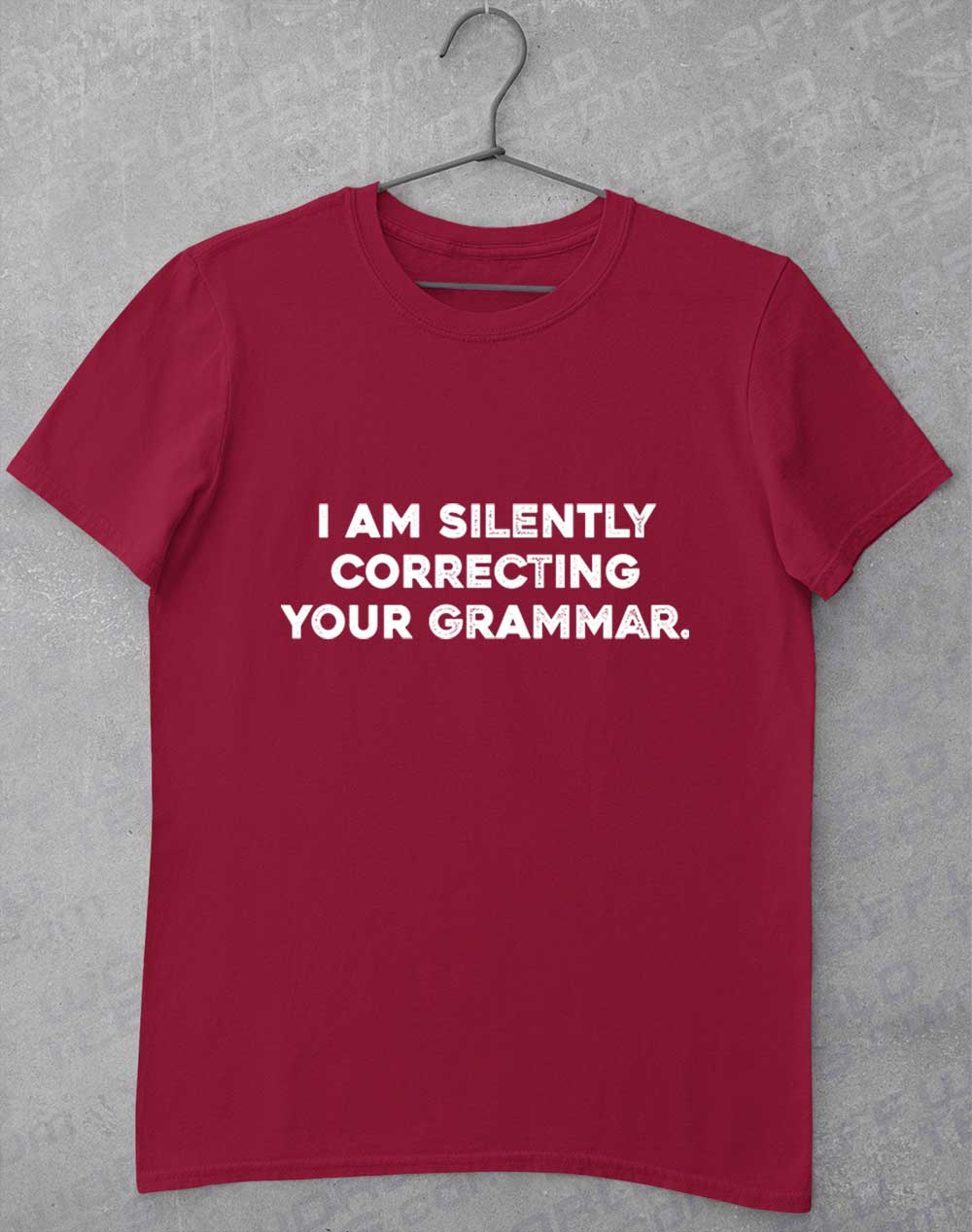 Cardinal Red - Silently Correcting Your Grammar T-Shirt