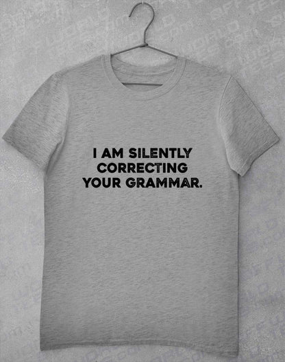 Sport Grey - Silently Correcting Your Grammar T-Shirt
