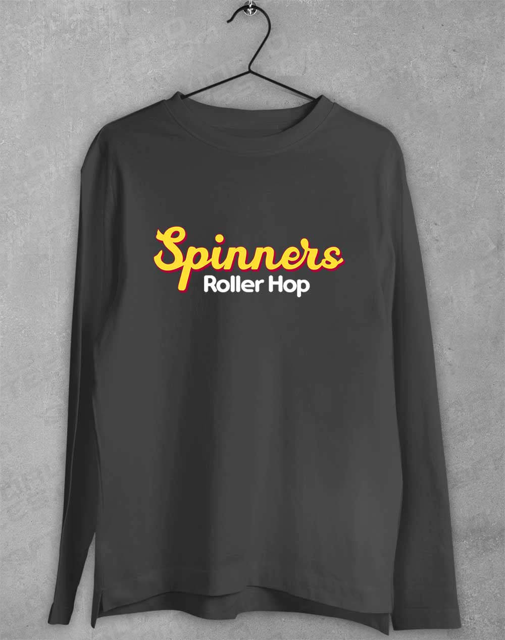 Charcoal - Spinners Roller Hop Long Sleeve T-Shirt