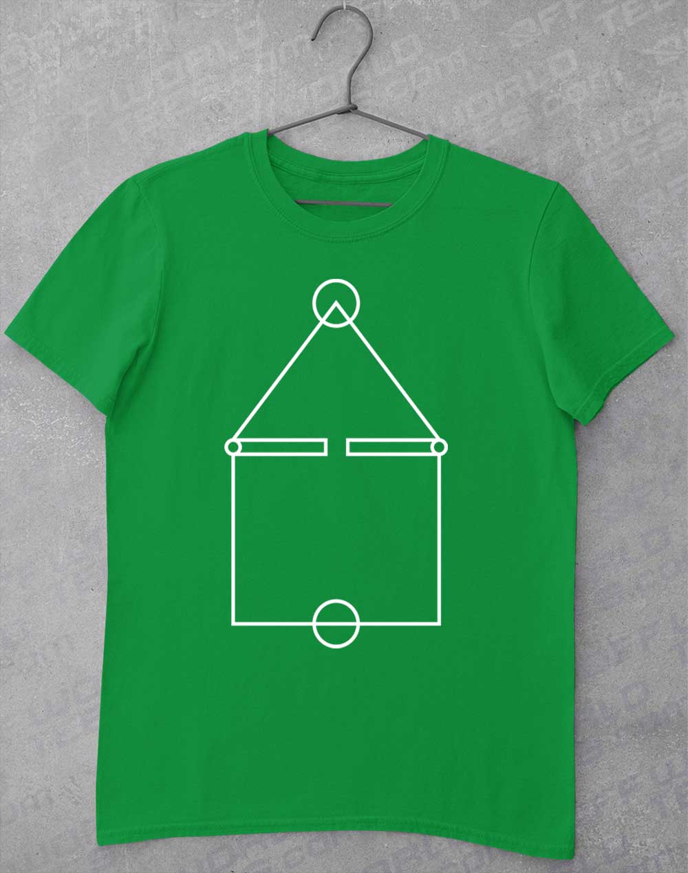 Irish Green - Squid Court Lines T-Shirt