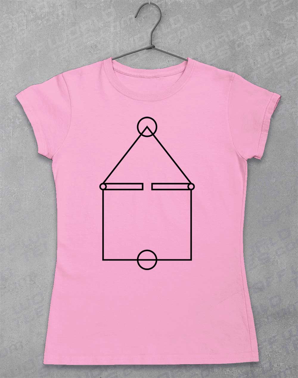 Light Pink - Squid Court Lines Women's T-Shirt