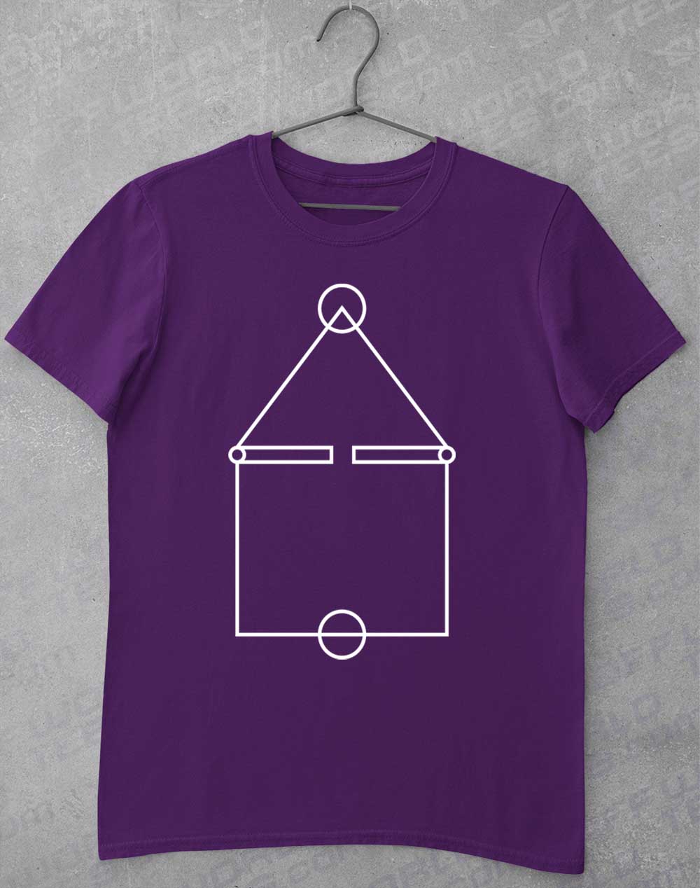 Purple - Squid Court Lines T-Shirt
