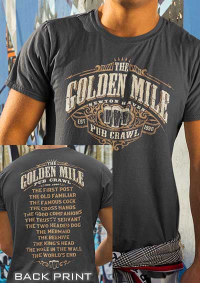 The Golden Mile Pub Crawl T-Shirt