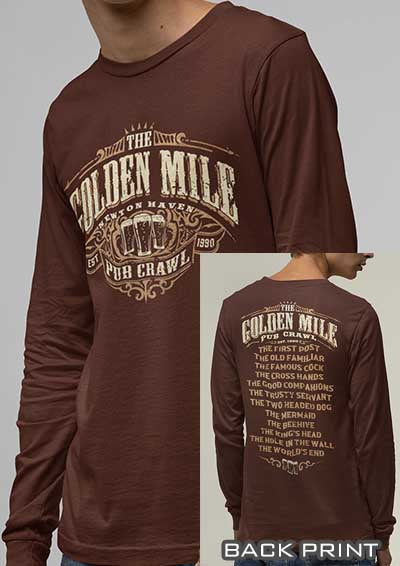 The Golden Mile Pub Crawl Long Sleeve T-Shirt