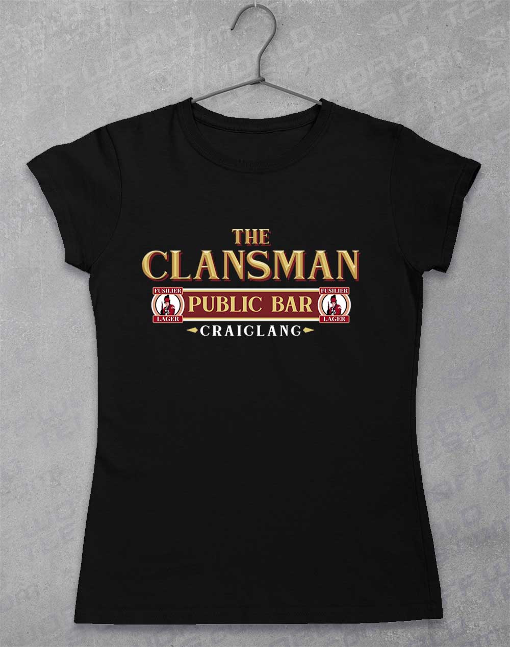 Black - The Clansman Pub Logo Women's T-Shirt
