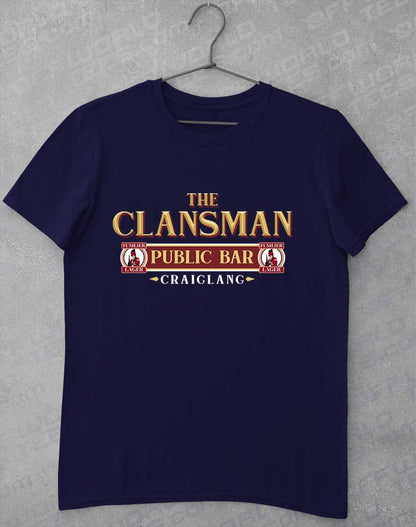 Navy - The Clansman Pub Logo T-Shirt