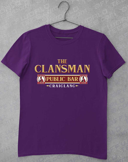 Purple - The Clansman Pub Logo T-Shirt