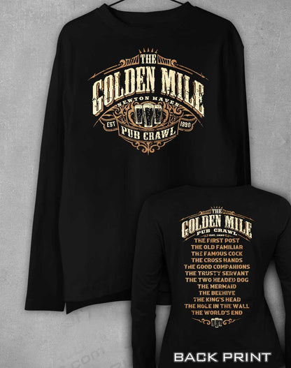 Black - The Golden Mile Pub Crawl Long Sleeve T-Shirt