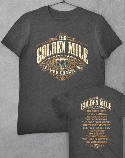 Dark Heather - The Golden Mile Pub Crawl T-Shirt
