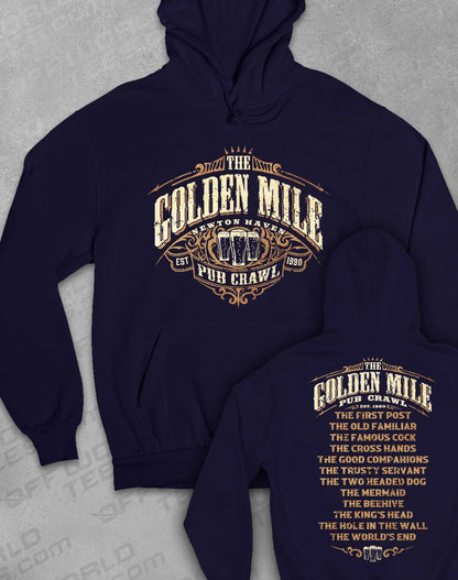 Oxford Navy - The Golden Mile Pub Crawl Hoodie
