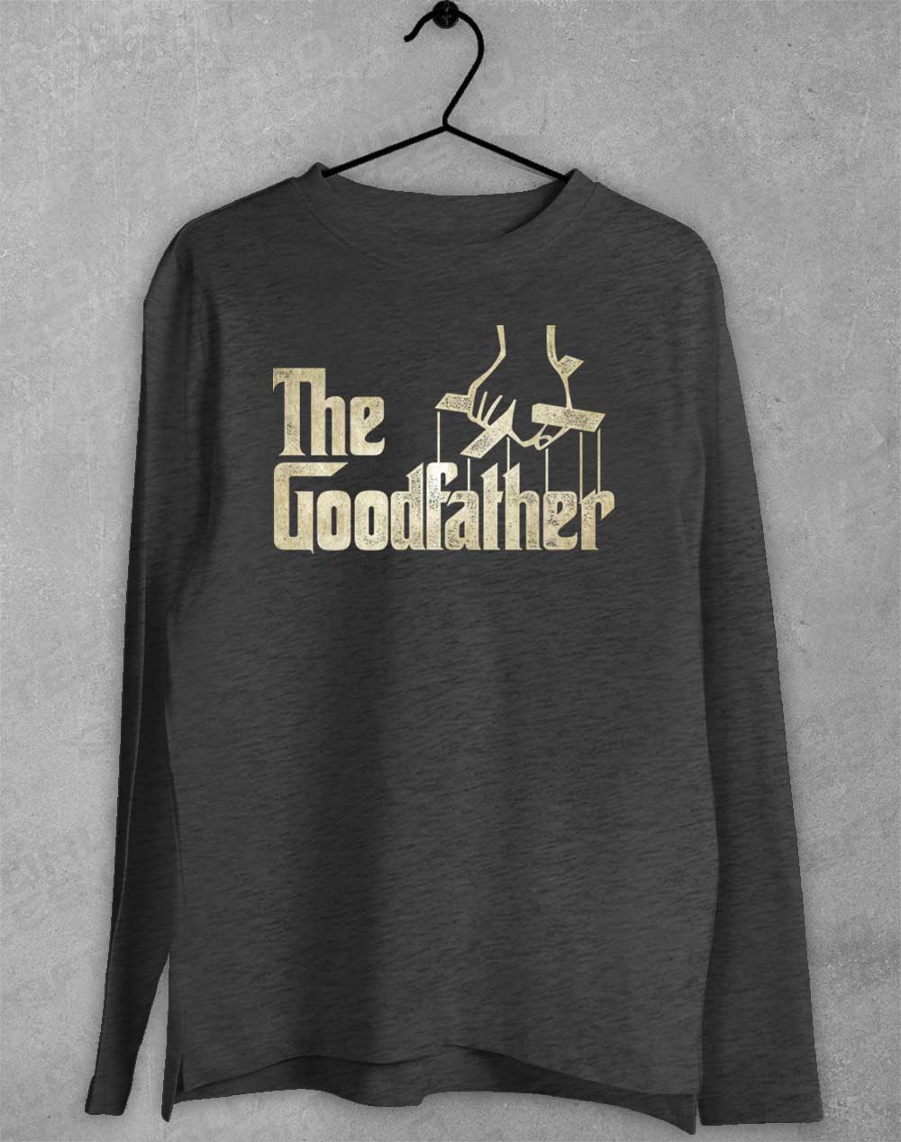 Dark Heather - The Goodfather Long Sleeve T-Shirt