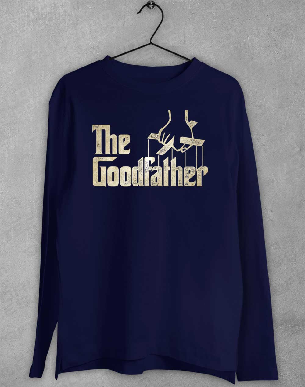 Navy - The Goodfather Long Sleeve T-Shirt