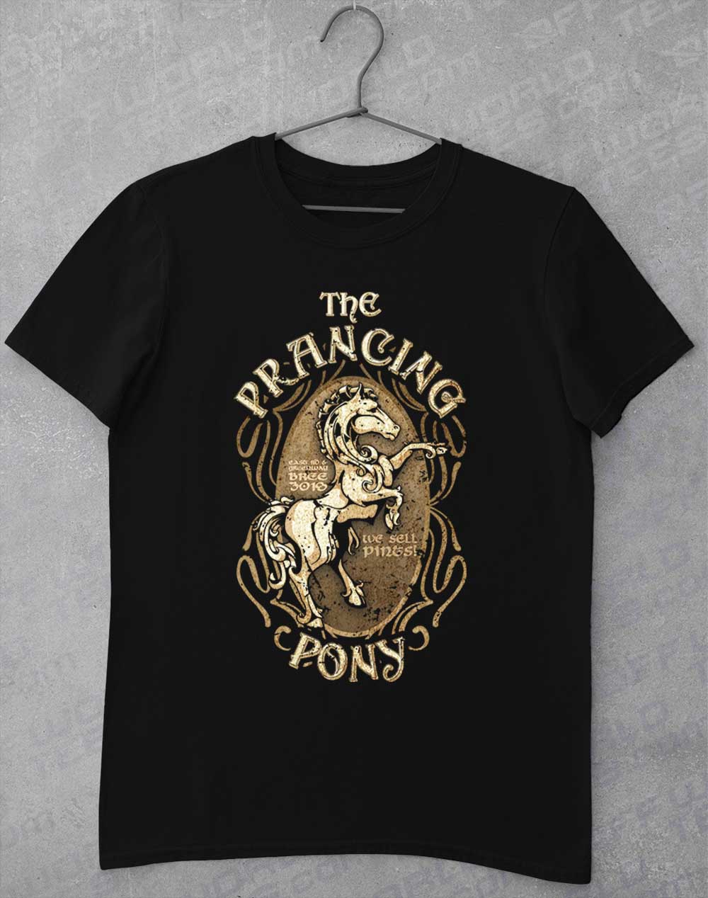Black - The Prancing Pony T-Shirt