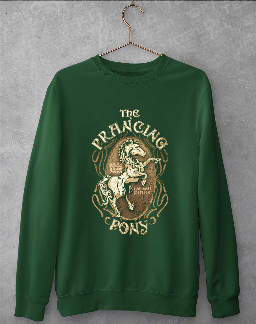 Bottle Green - The Prancing Pony Sweatshirt