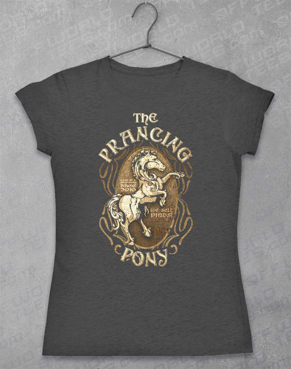 Dark Heather - The Prancing Pony Women's T-Shirt