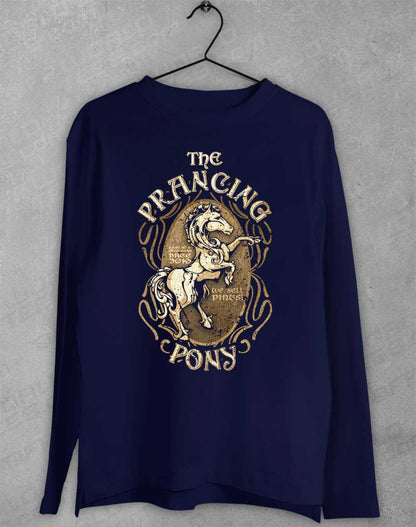 Navy - The Prancing Pony Long Sleeve T-Shirt