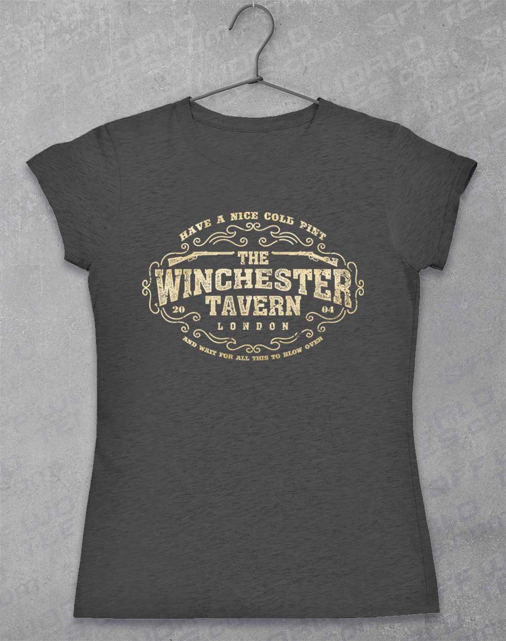 Dark Heather - The Winchester Tavern Women's T-Shirt