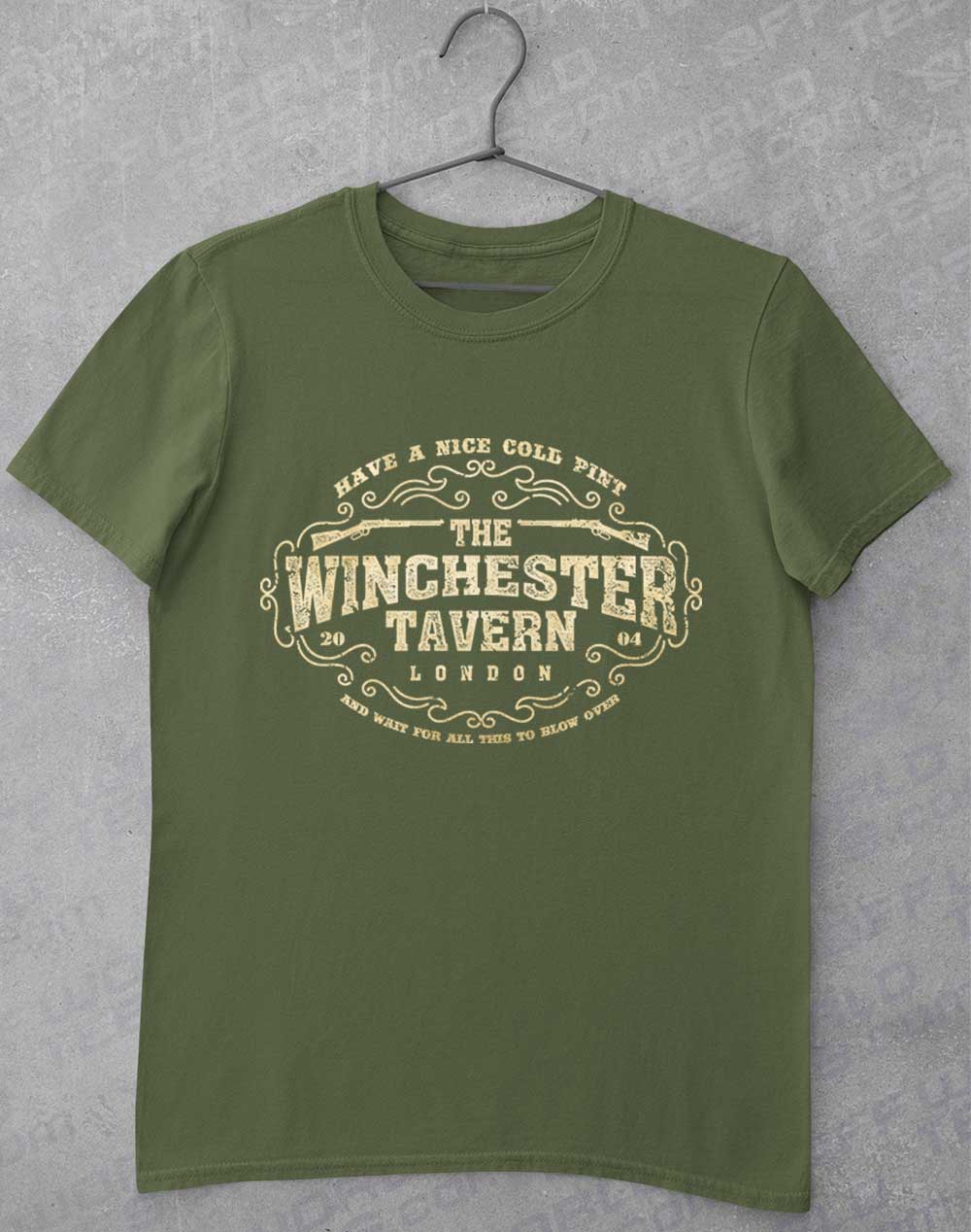 Military Green - The Winchester Tavern T-Shirt